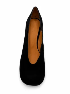 Audley pumps i sort semsket 22654
