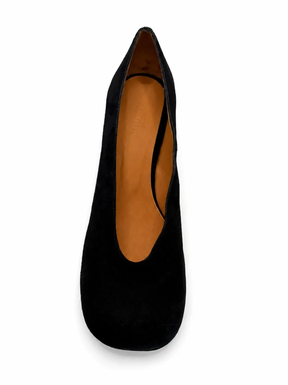 Audley pumps i sort semsket 22654