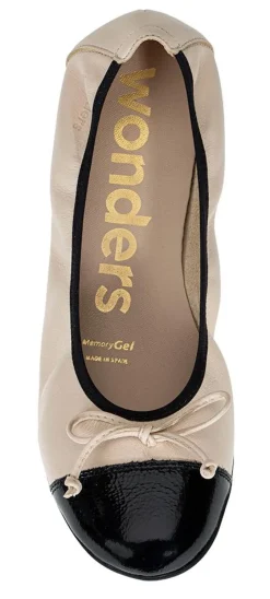 Ballerina A-6134 beige sort