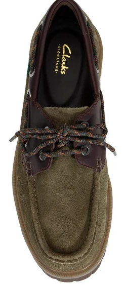 Clarks Cleyhill Boat grønn