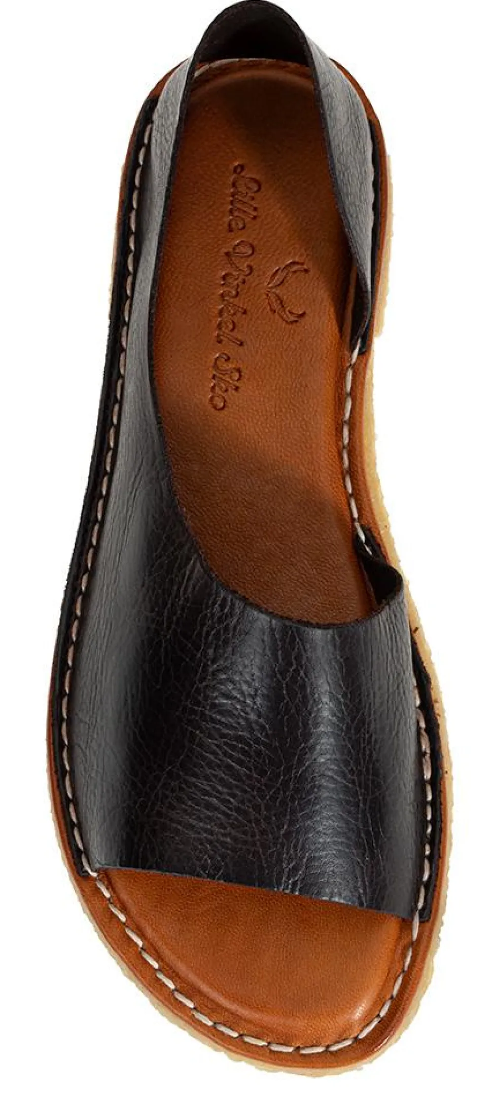 Sandal 7155b mørkebrun