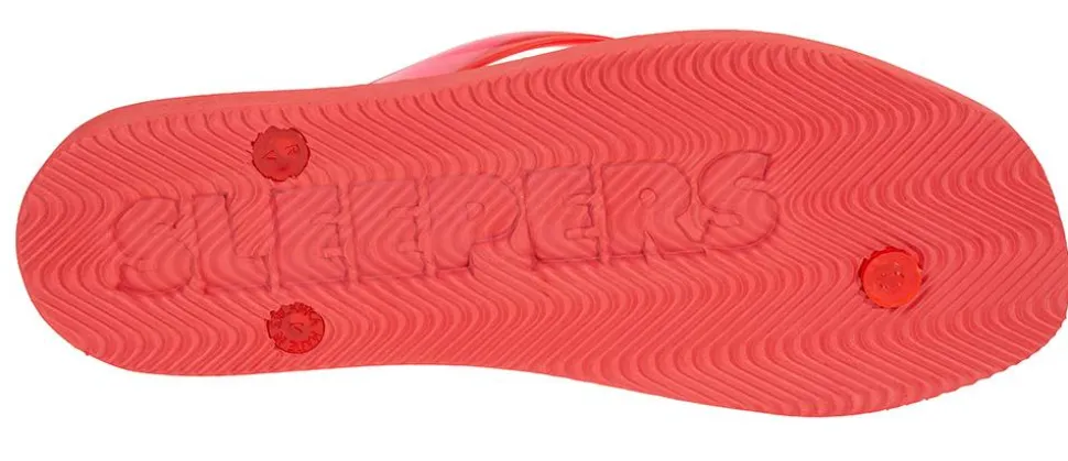 Sandal Tapered Transparant rød