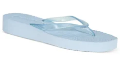 Sandal Transparant Platform blå