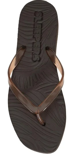 Sandal Transparant Platform brun