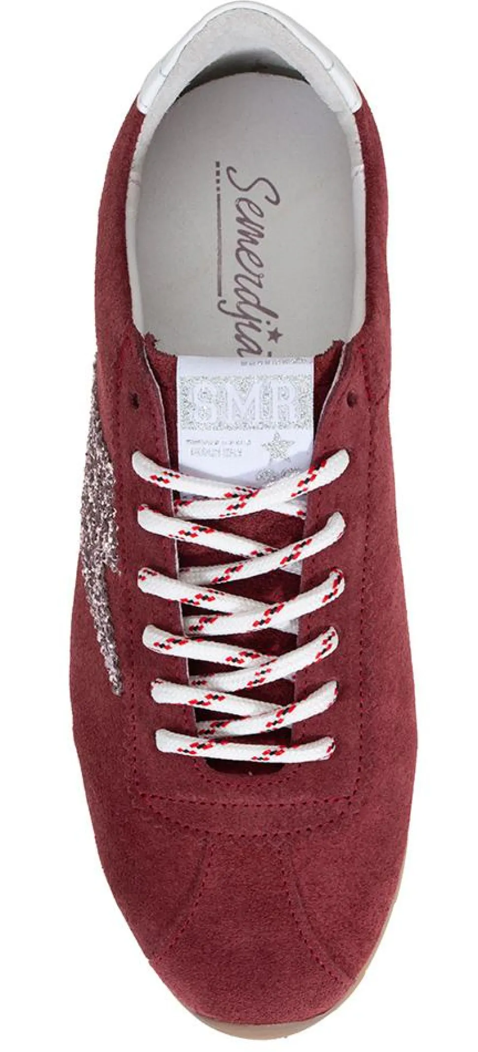 Sneakers Cassie D471 burgunder