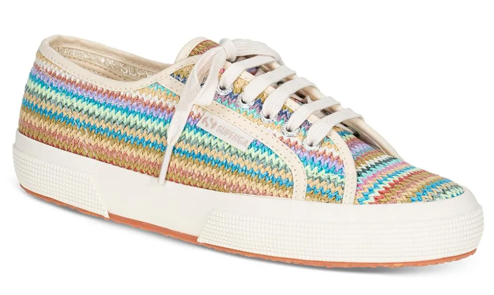 Sneakers 2750 raffia multi lilla