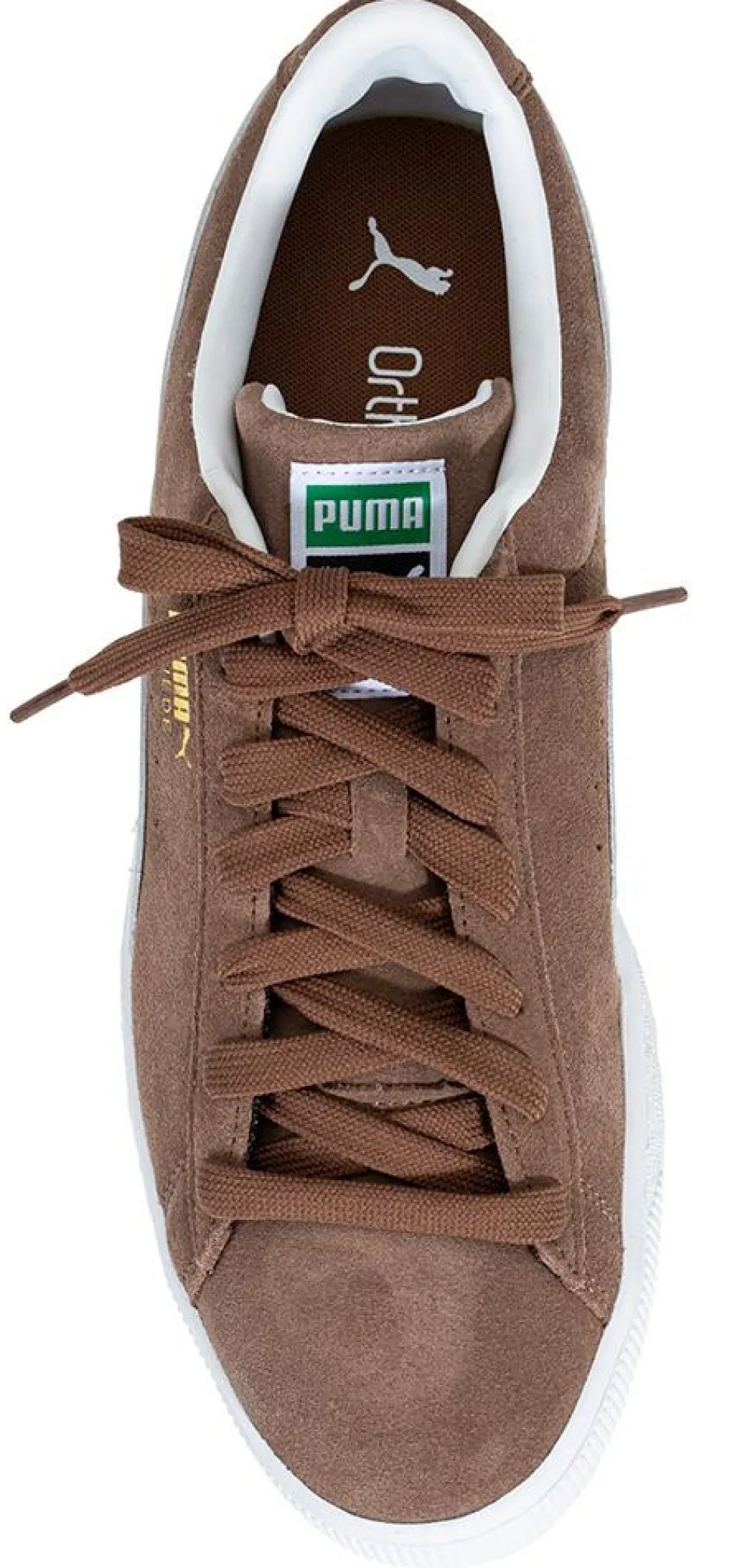 Sneakers Suede 399781 brun herre