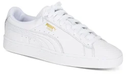 Sneakers Suede 408467 hvit skinn dame