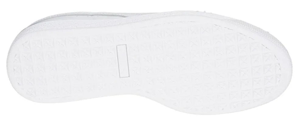 Sneakers Suede 408467 hvit skinn dame