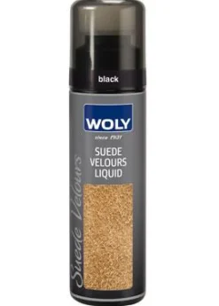 Suede velours liquid sort